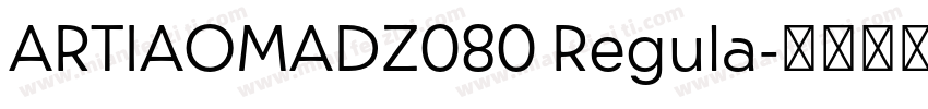 ARTIAOMADZ080 Regula字体转换